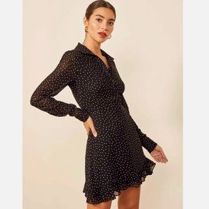 Reformation Lady Ruffle Monti Mini Dress